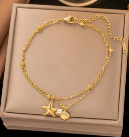 14k Gold Anklets